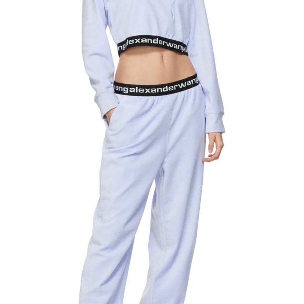 Alexander Wang Light Blue Track Pants